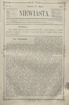Niewiasta.1861, Ner 12 (25 marca)