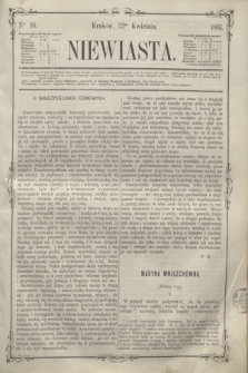 Niewiasta.1861, Ner 16 (22 kwietnia)