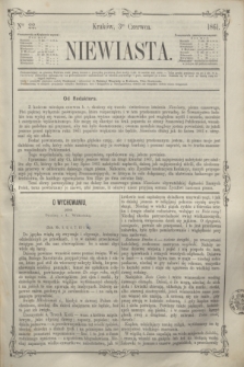 Niewiasta.1861, Ner 22 (3 czerwca)