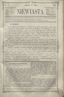 Niewiasta.1861, Ner 27 (8 lipca)
