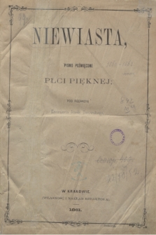 Niewiasta : pismo poświęcone płci pięknej.R.2, Spis przedmiotów (1861)
