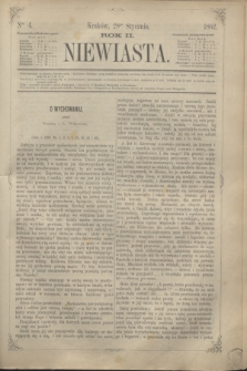 Niewiasta.R.2, Ner 4 (28 stycznia 1862)