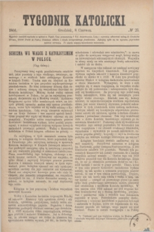 Tygodnik Katolicki. [T.7], № 23 (8 czerwca 1866)