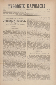 Tygodnik Katolicki. [T.7], № 26 (29 czerwca 1866)