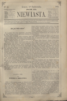 Niewiasta.R.3, Ner 41 (14 października 1862)