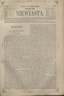 Niewiasta.R.3, Ner 43 (28 października 1862)