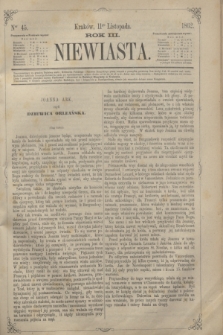 Niewiasta.R.3, Ner 45 (11 listopada 1862)