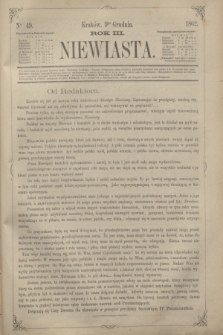 Niewiasta.R.3, Ner 49 (9 grudnia 1862)