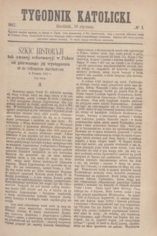 Tygodnik Katolicki. [T.8], № 3 (18 stycznia 1867)