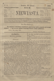 Niewiasta.R.3, Ner 6 (10 lutego 1863)