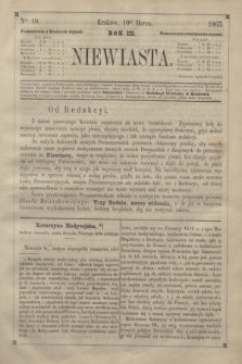 Niewiasta.R.3, Ner 10 (10 marca 1863)