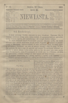 Niewiasta.R.3, Ner 13 (31 marca 1863)