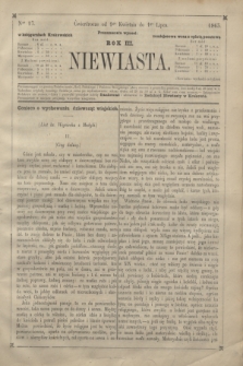 Niewiasta.R.3, Ner 17 (1 kwietnia 1863)