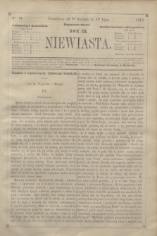 Niewiasta.R.3, Ner 18 (1 kwietnia 1863)
