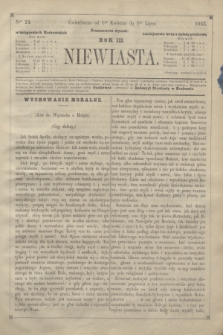 Niewiasta.R.3, Ner 24 (1 kwietnia 1863)