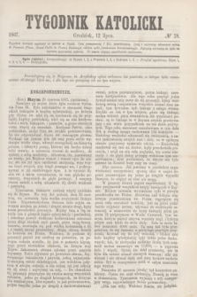 Tygodnik Katolicki. [T.8], № 28 (12 lipca 1867)