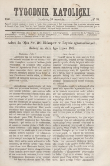 Tygodnik Katolicki. [T.8], № 38 (20 września 1867)