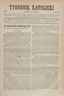 Tygodnik Katolicki. [T.8], № 50 (13 grudnia 1867)