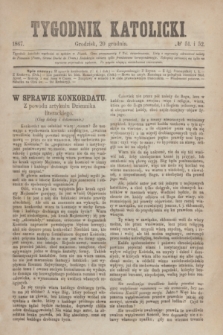 Tygodnik Katolicki. [T.8], № 51/52 (20 grudnia 1867)