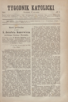 Tygodnik Katolicki. [T.9], № 3 (17 stycznia 1868)