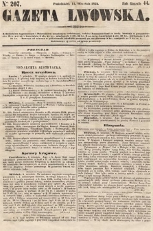 Gazeta Lwowska. 1854, nr 207