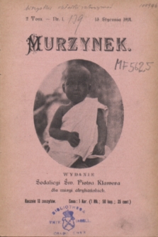 Murzynek.R.2, nr 1 (15 stycznia 1914)