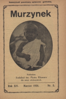Murzynek.R.14, nr 3 (marzec 1926)