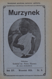 Murzynek.R.14, nr 9 (wrzesień 1926)