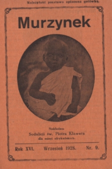 Murzynek.R.16, nr 9 (wrzesień 1928)