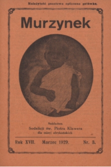 Murzynek.R.17, nr 3 (marzec 1929)