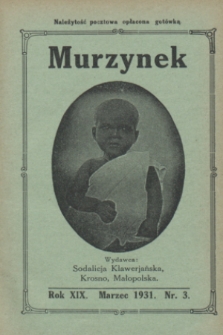 Murzynek.R.19, nr 3 (marzec 1931)