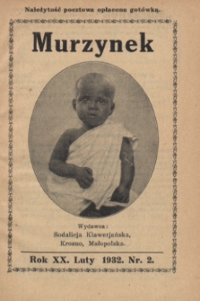 Murzynek.R.20, nr 2 (luty 1932)