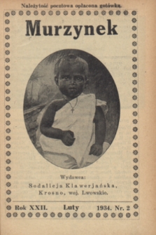 Murzynek.R.22, nr 2 (luty 1934)