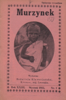 Murzynek.R.23, nr 1 (styczeń 1935)