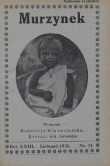 Murzynek.R.23, nr 11 (listopad 1935)