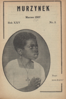 Murzynek.R.25, nr 3 (marzec 1937)