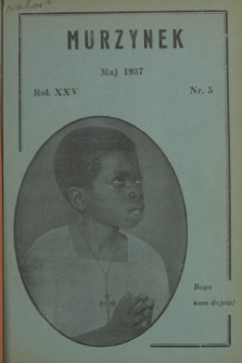 Murzynek.R.25, nr 5 (maj 1937)