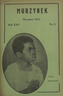 Murzynek.R.25, nr 9 (wrzesień 1937)