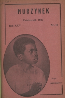 Murzynek.R.25, nr 10 (październik 1937)