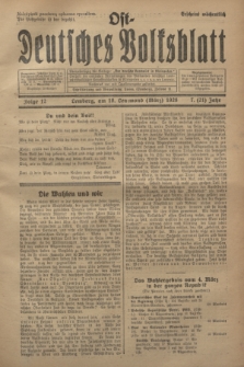 Ost-Deutsches Volksblatt.Jg.7, Folge 12 (18 Lenzmond [März] 1928) = Jg.21