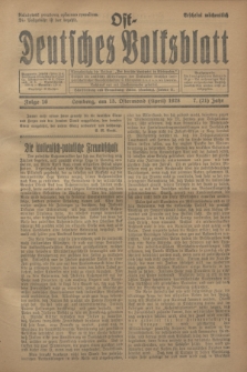 Ost-Deutsches Volksblatt.Jg.7, Folge 16 (15 Ostermond [April] 1928) = Jg.21