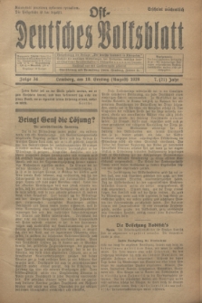 Ost-Deutsches Volksblatt.Jg.7, Folge 34 (19 Ernting [August] 1928) = Jg.21 + dod.