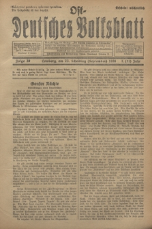 Ost-Deutsches Volksblatt.Jg.7, Folge 39 (23 Scheiding [September] 1928) = Jg.21 + dod.