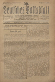 Ost-Deutsches Volksblatt.Jg.7, Folge 48 (25 Nebelung [November] 1928) = Jg.21 + dod.