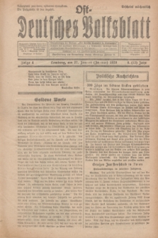 Ost-Deutsches Volksblatt.Jg.8, Folge 4 (27 Jänner [Januar] 1929) = Jg.22 + dod.