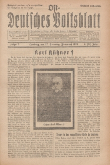 Ost-Deutsches Volksblatt.Jg.8, Folge 7 (17 Hornung [Februar] 1929) = Jg.22 + dod.