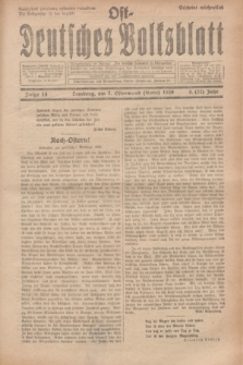 Ost-Deutsches Volksblatt.Jg.8, Folge 14 (7 Ostermond [April] 1929) = Jg.22 + dod.