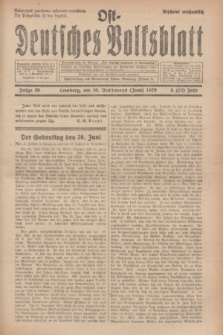 Ost-Deutsches Volksblatt.Jg.8, Folge 26 (30 Brachmond [Juni] 1929) = Jg.22 + dod.