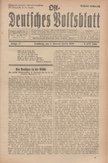 Ost-Deutsches Volksblatt.Jg.8, Folge 27 (7 Heuert [Juli] 1929) = Jg.22 + dod.