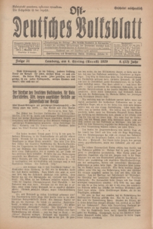 Ost-Deutsches Volksblatt.Jg.8, Folge 31 (4 Ernting [August] 1929) = Jg.22 + dod.